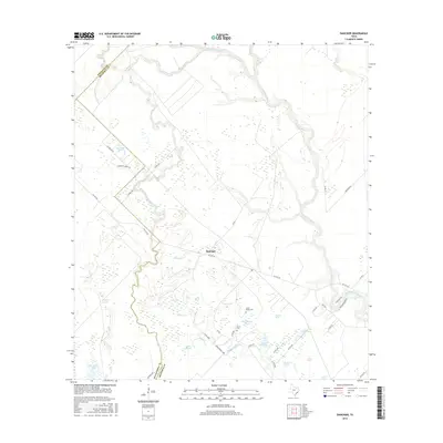 2016 Map of Danciger, 2016 Print