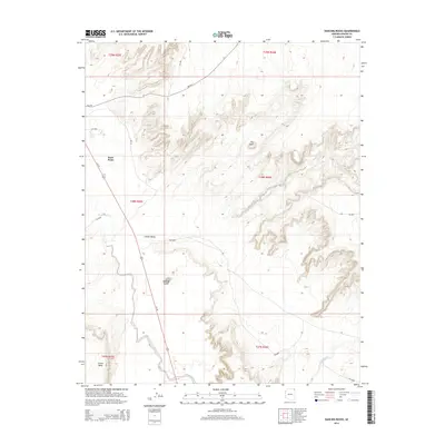 2014 Map of Dancing Rocks, 2014 Print