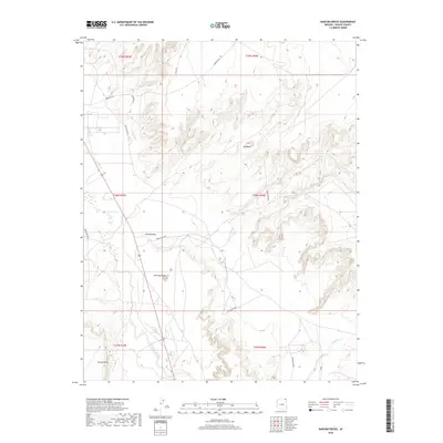 2018 Map of Dancing Rocks, 2018 Print