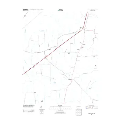 2013 Map of Dancyville, 2013 Print