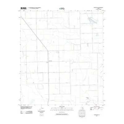 2010 Map of Danevang, 2010 Print