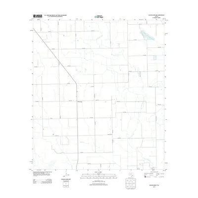 2013 Map of Danevang, 2013 Print