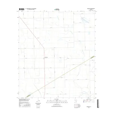 2016 Map of Danevang, 2016 Print