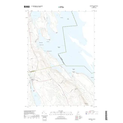 2018 Map of Danforth, 2018 Print