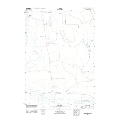 2012 Map of Daniel Junction, 2012 Print