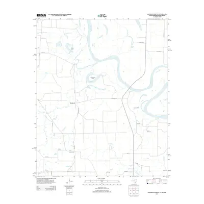 2013 Map of Daniels Chapel, 2013 Print