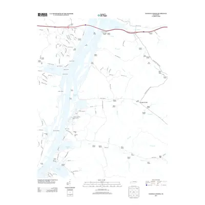 2013 Map of Daniels Landing, 2013 Print
