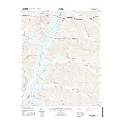 2016 Map of Daniels Landing, 2016 Print
