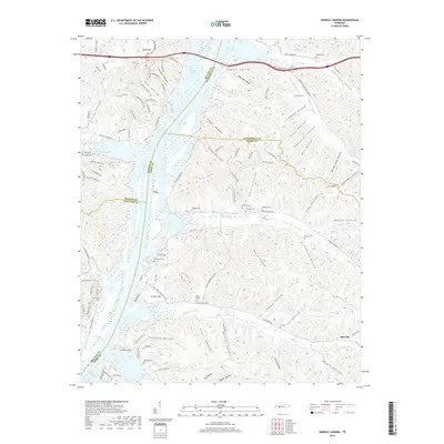 2019 Map of Daniels Landing, 2019 Print