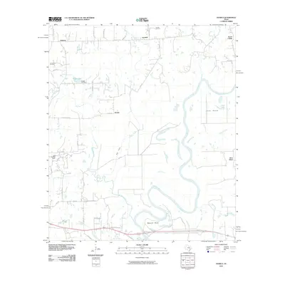 2010 Map of Daniels, 2010 Print