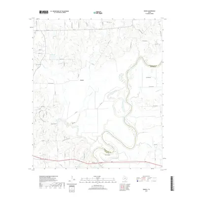 2019 Map of Daniels, 2019 Print