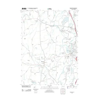 2012 Map of Danielson, 2012 Print