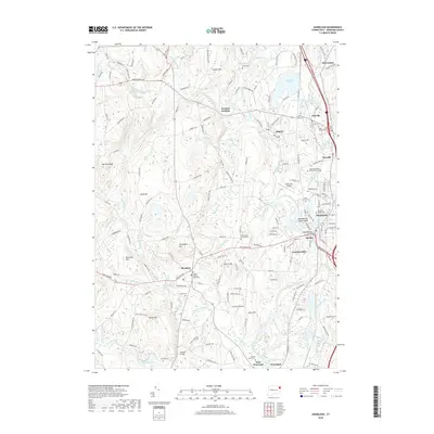 2018 Map of Danielson, 2018 Print