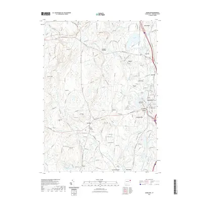 2021 Map of Danielson, 2021 Print