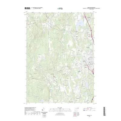 2023 Map of Danielson, 2023 Print