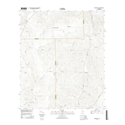 2014 Map of Danielsville, 2014 Print