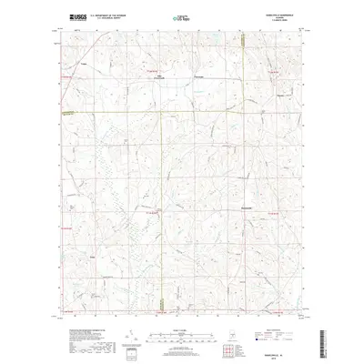 2018 Map of Danielsville, 2018 Print