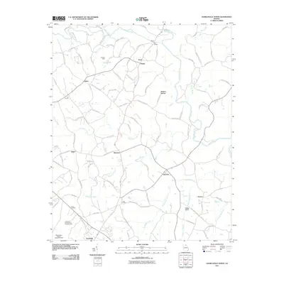 2011 Map of Danielsville North, 2011 Print