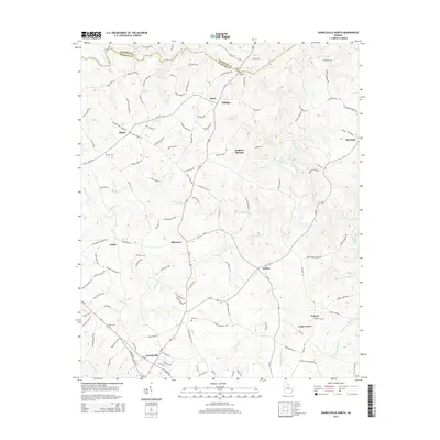 2014 Map of Danielsville North, 2014 Print