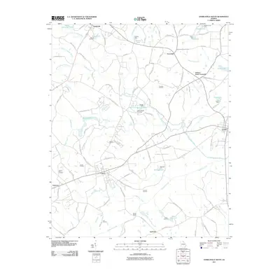 2011 Map of Danielsville South, 2011 Print