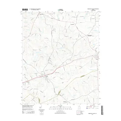 2014 Map of Danielsville South, 2014 Print
