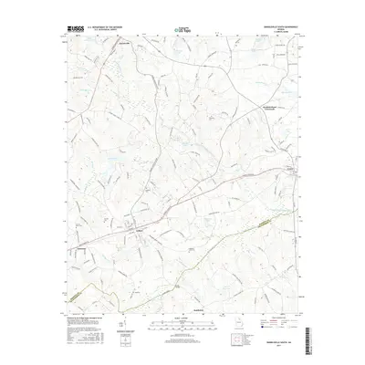 2017 Map of Danielsville South, 2017 Print