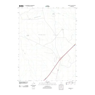 2011 Map of Danish Flat, 2011 Print