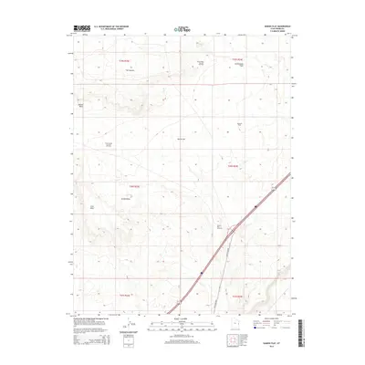 2014 Map of Danish Flat, 2014 Print
