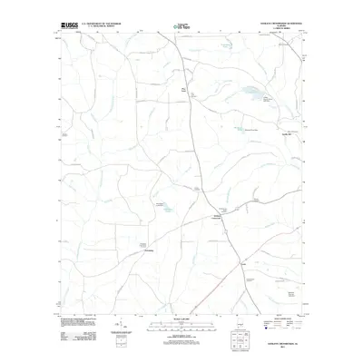 2011 Map of Danleys Crossroads, 2011 Print