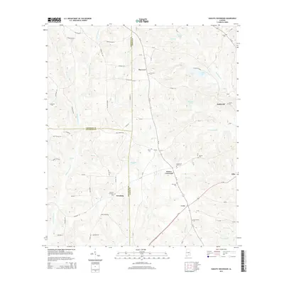 2014 Map of Danleys Crossroads, 2014 Print