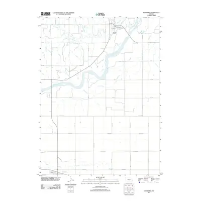 2011 Map of Dannebrog, 2011 Print