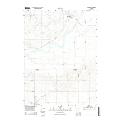 2014 Map of Dannebrog, 2014 Print