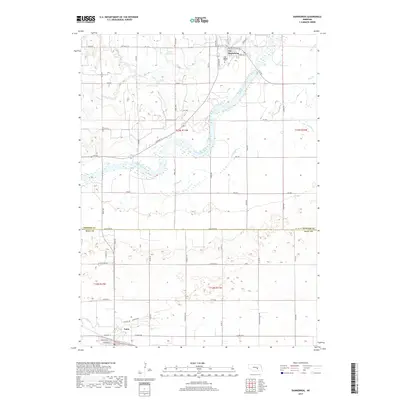 2017 Map of Dannebrog, 2017 Print
