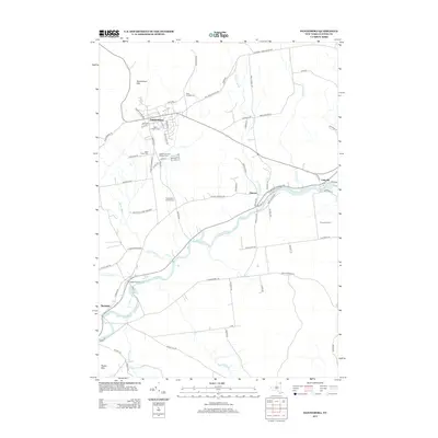 2013 Map of Dannemora, 2013 Print