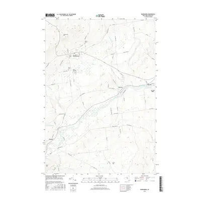 2016 Map of Dannemora, 2016 Print