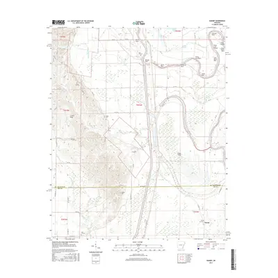 2017 Map of Dansby, 2017 Print