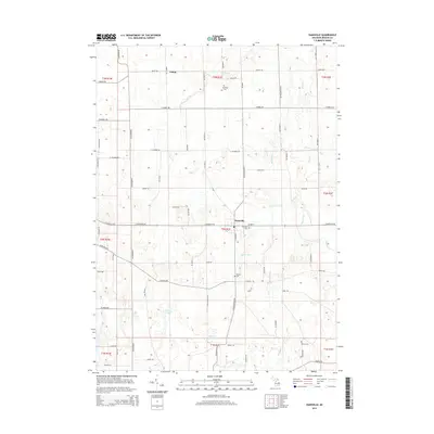 2014 Map of Dansville, 2014 Print