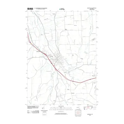 2010 Map of Dansville, 2010 Print