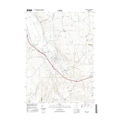 2016 Map of Dansville, 2016 Print