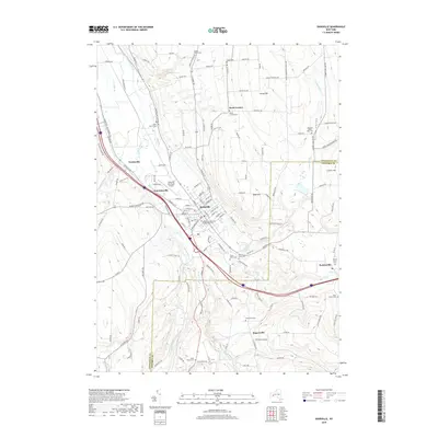 2019 Map of Dansville, 2019 Print