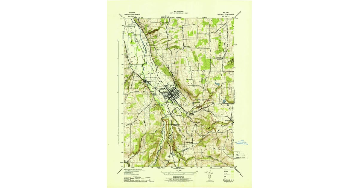 1940s Maps of West Sparta NY - Dansville Livingston County Ny Usgs Topo 1942 Og 1200x630 