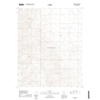 2018 Map of Dantes View, 2018 Print