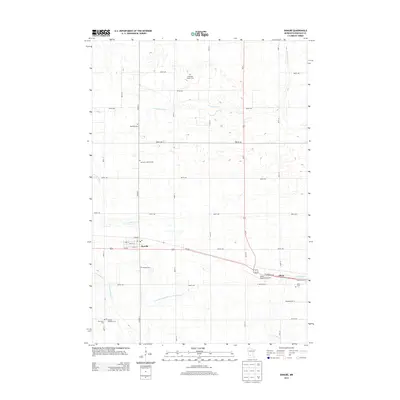 2013 Map of Danube, 2013 Print