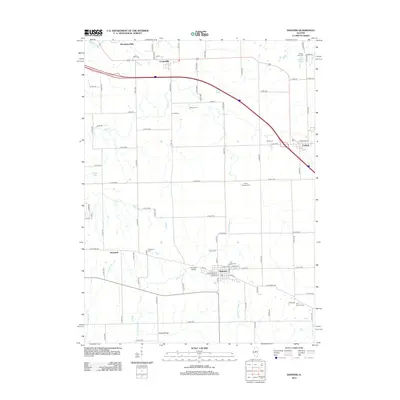 2012 Map of Danvers, 2012 Print