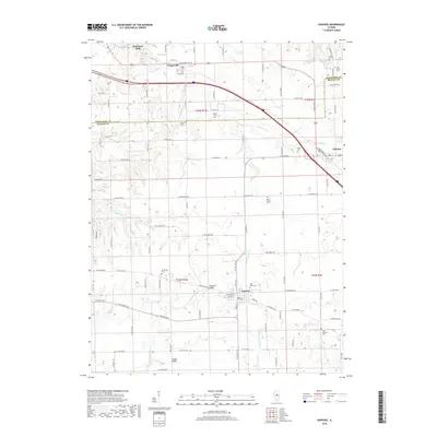 2018 Map of Danvers, 2018 Print