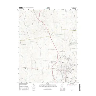 2016 Map of Danville, 2016 Print