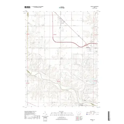 2018 Map of Danville, 2018 Print