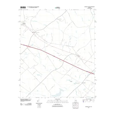 2011 Map of Danville East, 2011 Print
