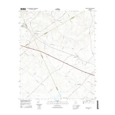 2014 Map of Danville East, 2014 Print