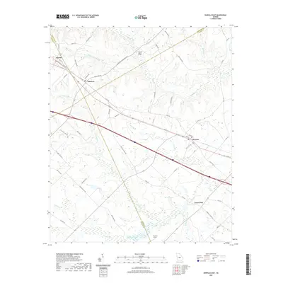 2020 Map of Danville East, 2020 Print